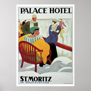 Póster Viajes de época, Hotel Palace