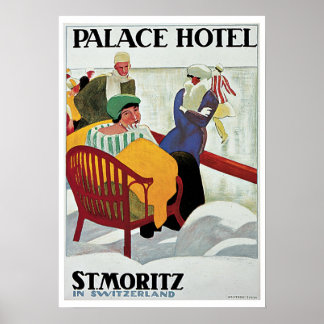 Póster Viajes de época, Hotel Palace