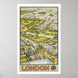 Póster Viajes de época Londres