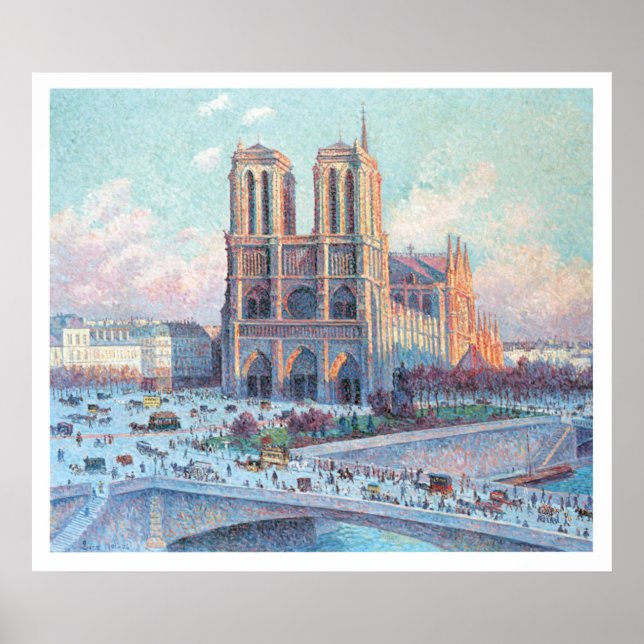 Póster Viajes de época Notre Dame de París (Frente)