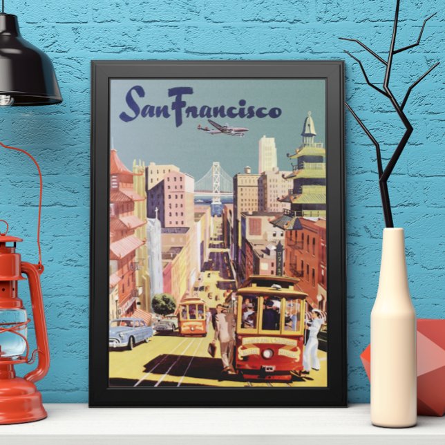 Póster Viajes de época Poster de San Francisco Cable Carr (Subido por el creador)