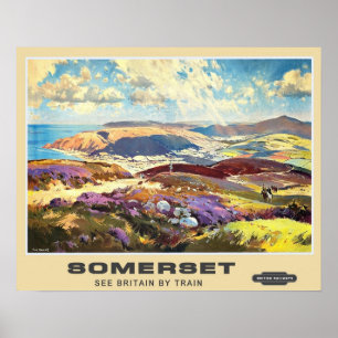 Póster Viajes de época, Somerset