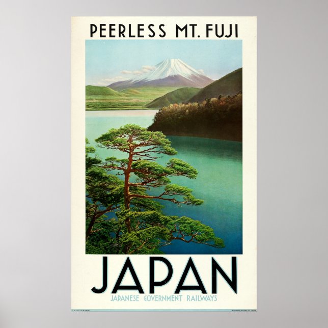 Póster Viajes de Japón (Frente)