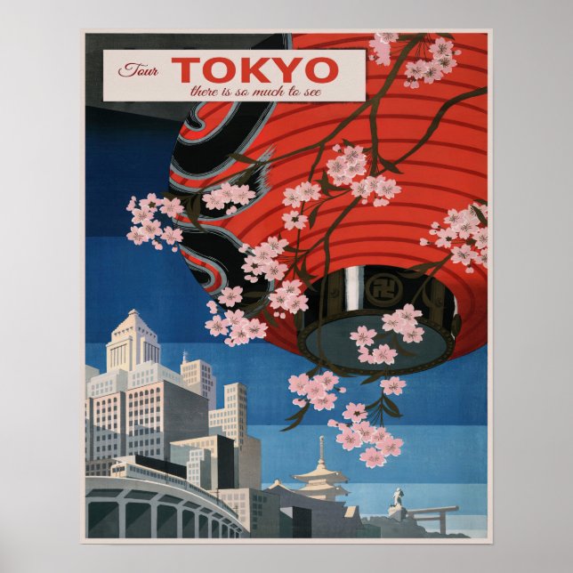 Póster Viajes de Japón (Frente)