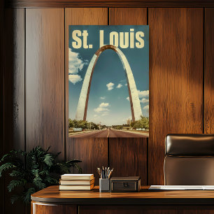 Póster Viajes de la época de St. Louis