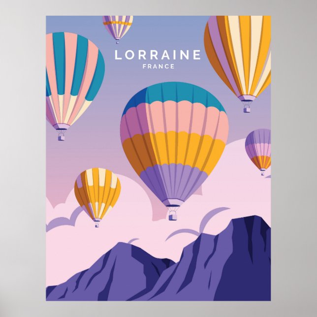 Póster Viajes de Lorraine France (Frente)