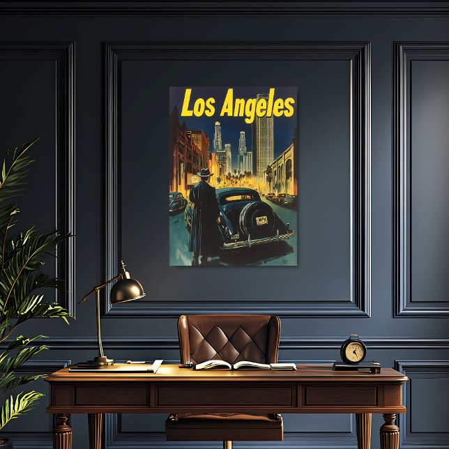 Póster Viajes de los Ángeles Vintage (Subido por el creador)