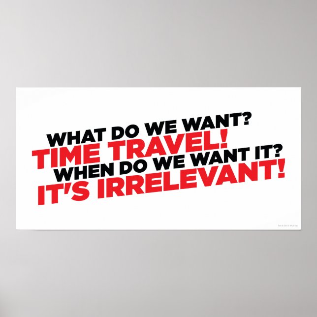 Póster Viajes de tiempo (Frente)