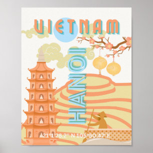 Póster Viajes de Vietnam