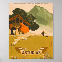 Viajes de Vintage de Asturias España