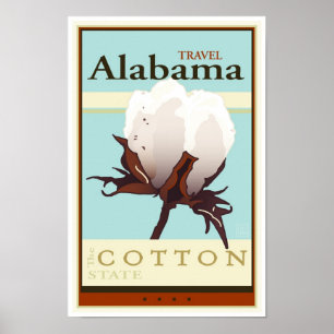 Póster Viajes en Alabama