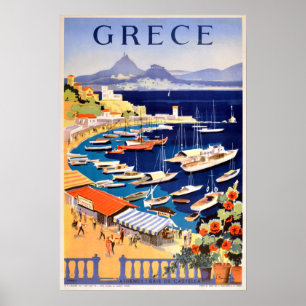 Póster Viajes en Atenas Grecia