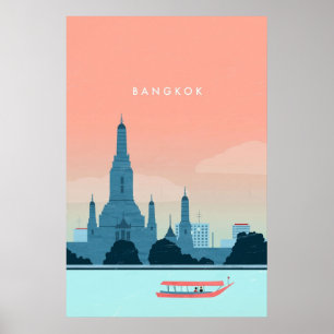 Póster Viajes en Bangkok