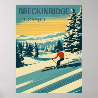Póster Viajes en Breckenridge Colorado