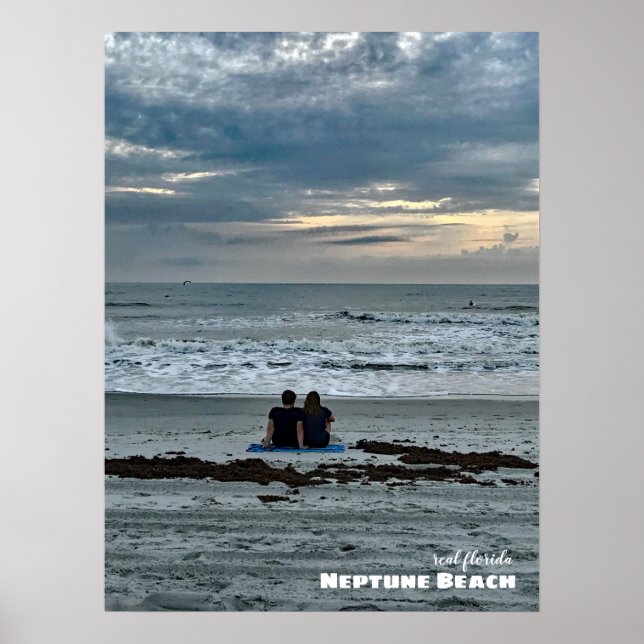 Póster Viajes | Florida - Neptune Beach Sunrise (Frente)