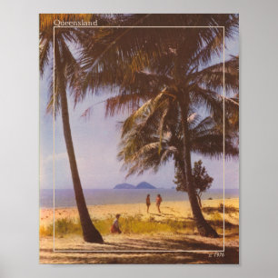 Póster Viajes fotográficos de Australia de los años 70