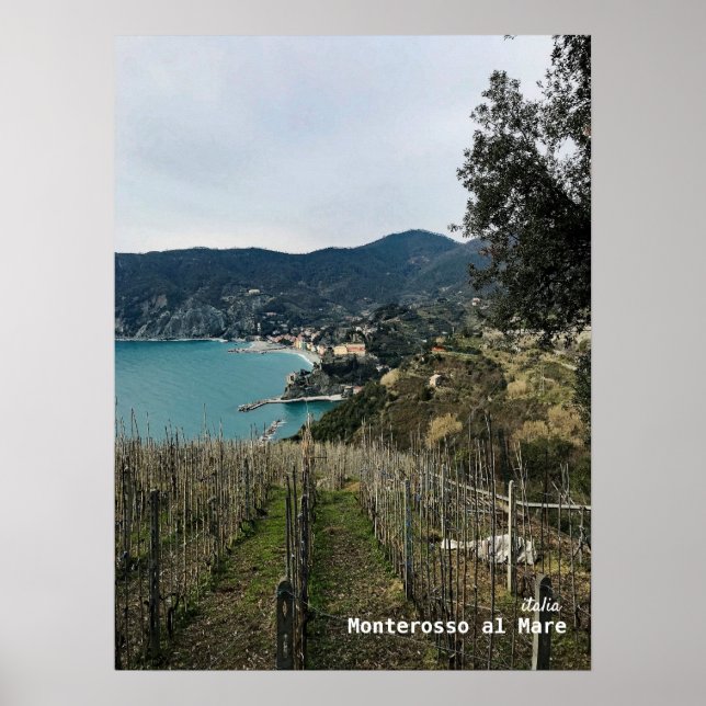 Póster Viajes | Italia - Bodega de invierno de Monterosso (Frente)
