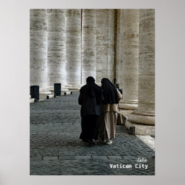 Póster Viajes | Italia — Ciudad del Vaticano, Plaza de Sa