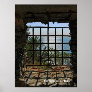 Póster Viajes Italia - Monterosso al Mare, mar de Ligur