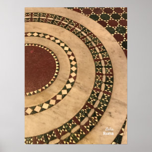 Póster Viajes Italia - Roma, Basílica de Santa María