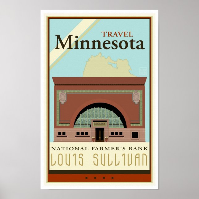 Póster Viajes Minnesota (Frente)