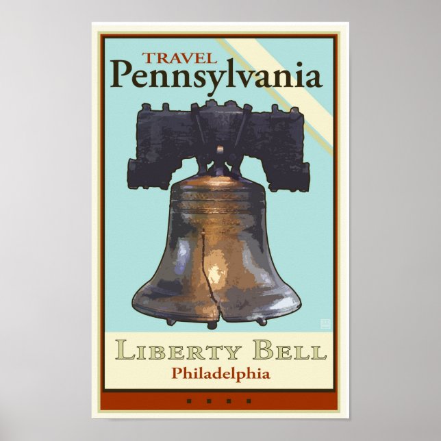 Póster Viajes Pennsylvania (Frente)