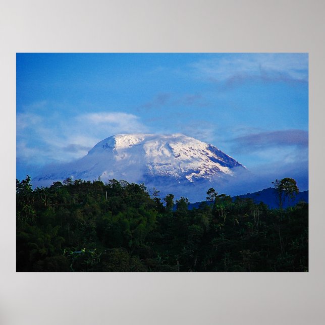 Póster Viajes por el Tolima Colombia (Frente)