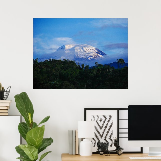 Póster Viajes por el Tolima Colombia (Oficina en casa)