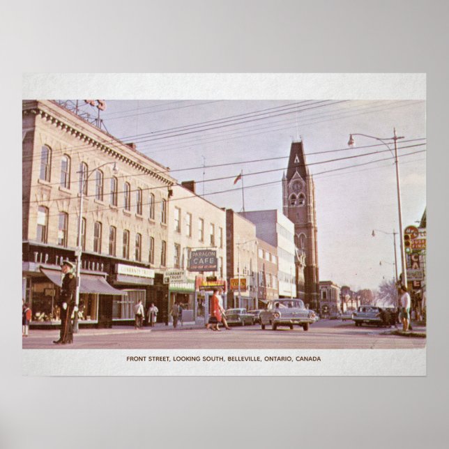 Póster viajes vintage Canadá 70s (Frente)