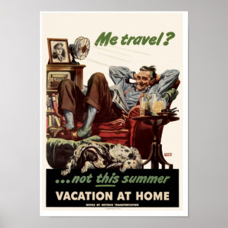 Póster ¿Viajo?no este verano
