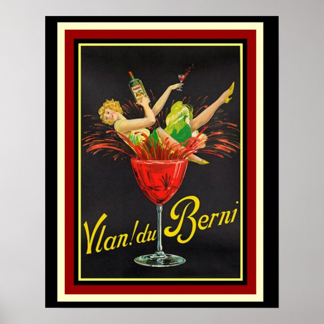 Póster Vian! du Berni-Cappiello Ad Poster 16 x 20 (Frente)