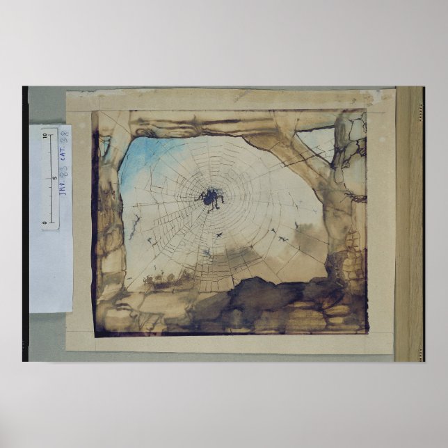 Póster Vianden a través de la web de una araña (Frente)