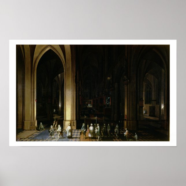 Póster Viaticum en el interior de una iglesia (Frente)