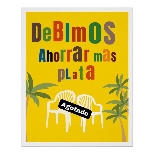 Poster vibe Bad Bunny dinero nostalgia meme (Anverso)