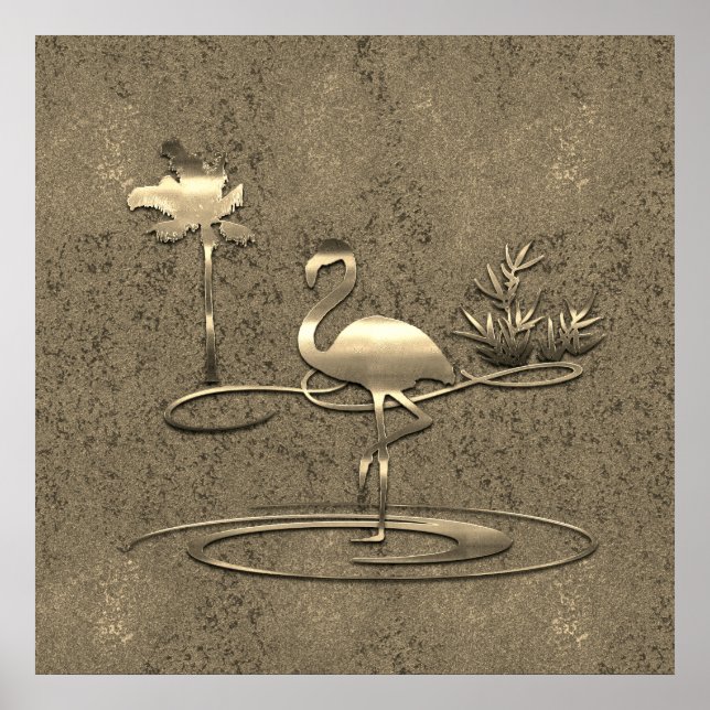 Póster Vibe de temporada de vacaciones de oro (Frente)