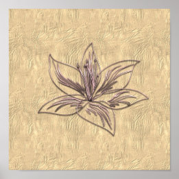 Póster Vibe de vacaciones de oro