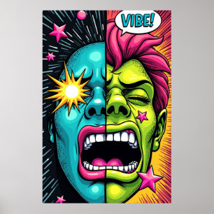 Póster ¡VIBE! Pop Art Grito