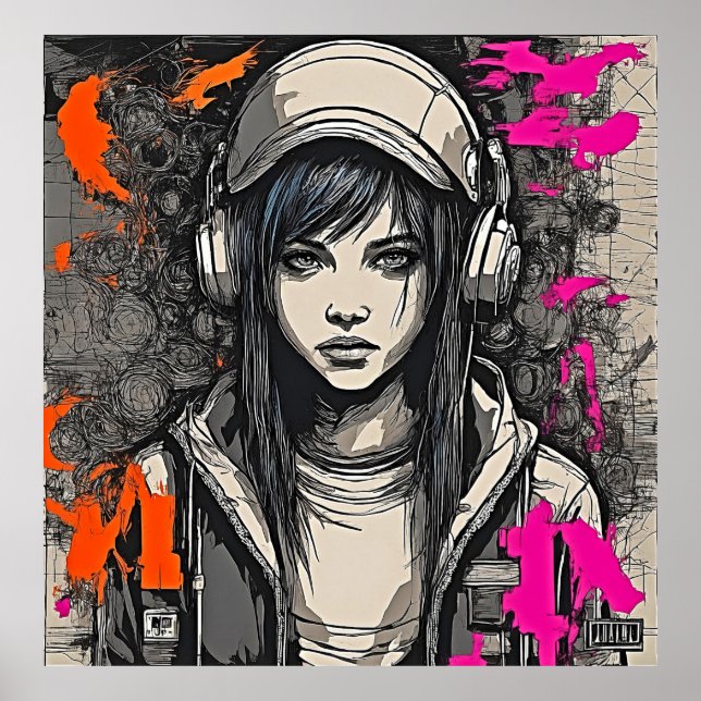 Póster Vibes de emociones urbanas: Poster de Chicas Guay  (Frente)