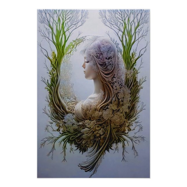 Póster Vibes de hadas forestales (Anverso)
