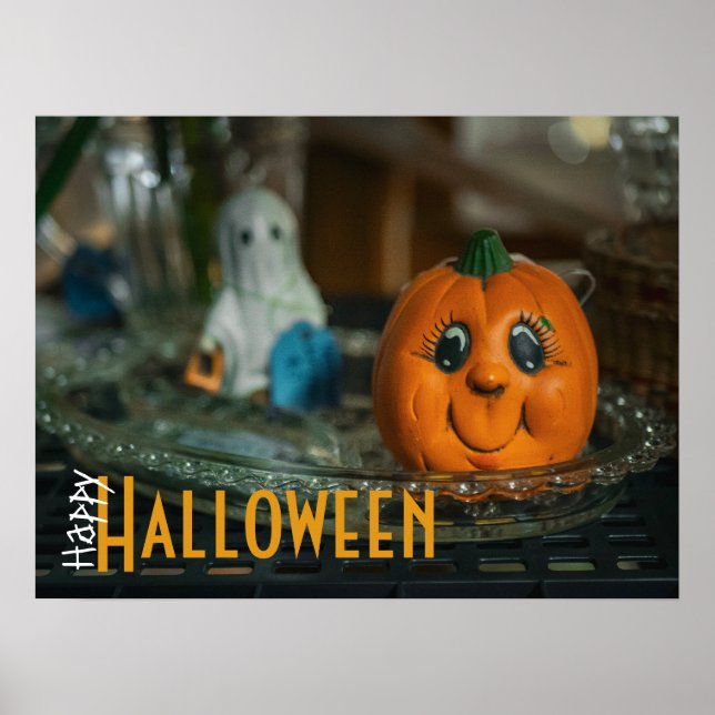 Póster Vibes de Halloween fantasmales (Frente)