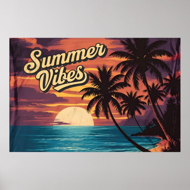 Póster Vibes de verano (Frente)