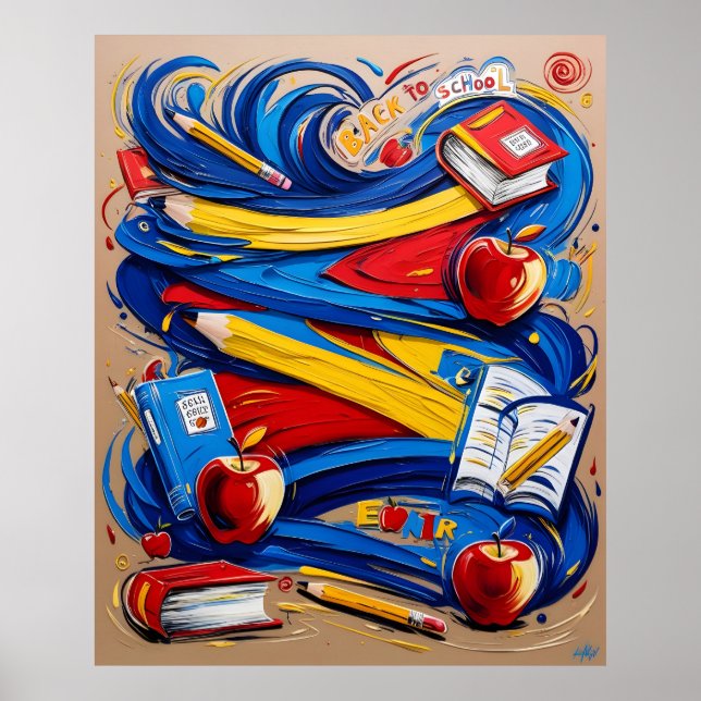 Póster Vibes escolares (Frente)