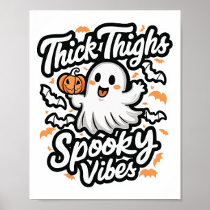 Póster Vibes espeluznantes y espeluznantes