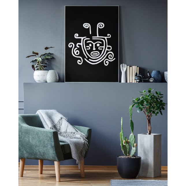 Póster Vibes místicos: Máscara Tribal de chamán (Subido por el creador)