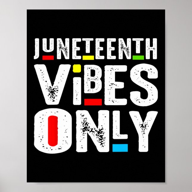 Póster Vibes solamente Día de la Independencia de 1865 (Frente)