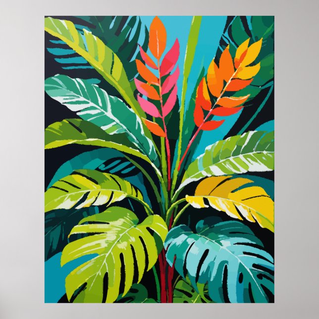 Póster Vibes tropicales (Frente)