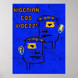 Póster ¡VIBEZZ Poster de EQ NIGERIANA 3D!
