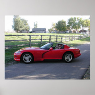 Póster Víbora RT/10 de Dodge