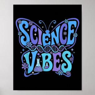 Póster Vibraciones científicas geniales primer día de vue