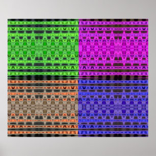 Póster vibraciones coloridas